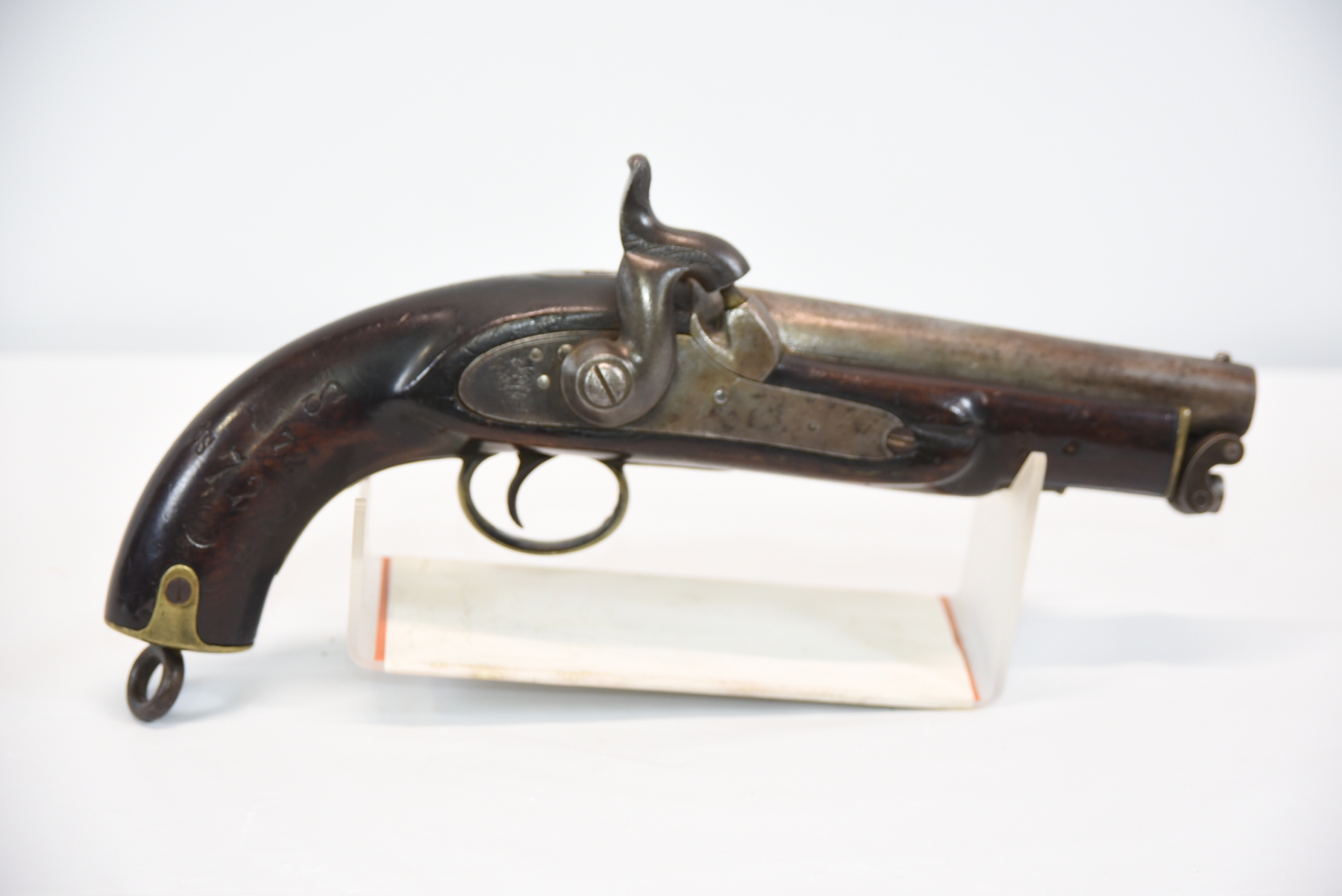 Antique Tower 1855 British Navy Percussion Pistol