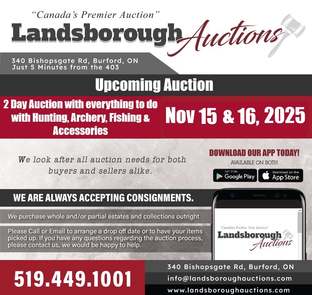November 15 & 16 Auction