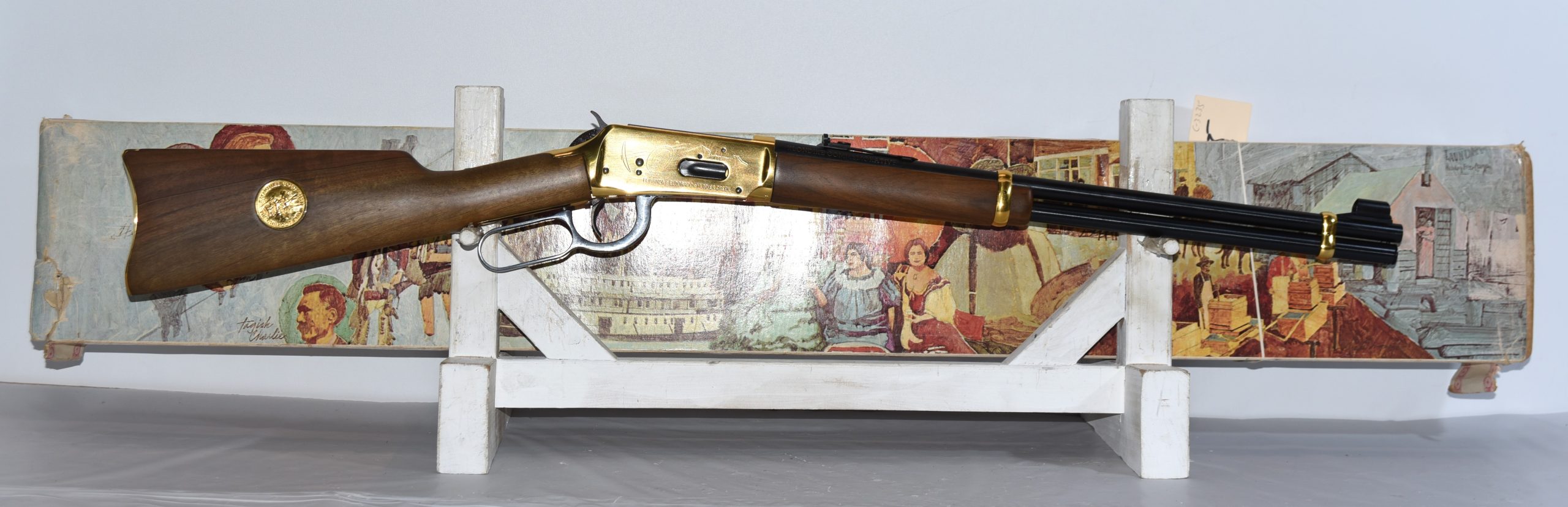 Winchester 94 Model 1894 Klondike Gold Rush Comm. Lever Action 30-30 Win Caliber Rifle With Box